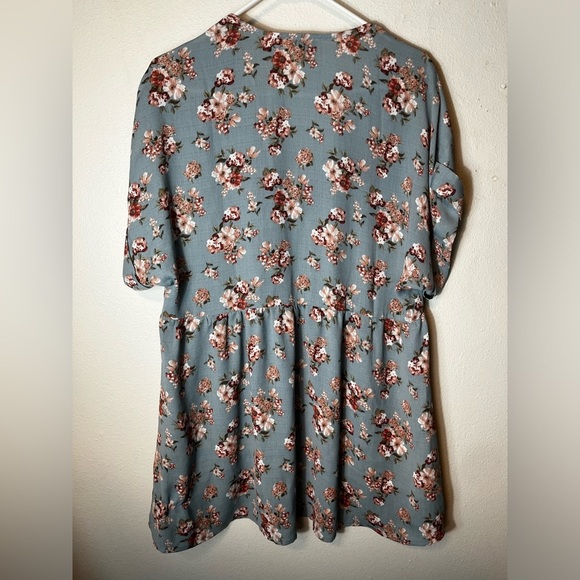 Show me Your Mumu Odessa Babydoll Style Pearl Button Down Mini Dress Size S - Picture 4 of 5